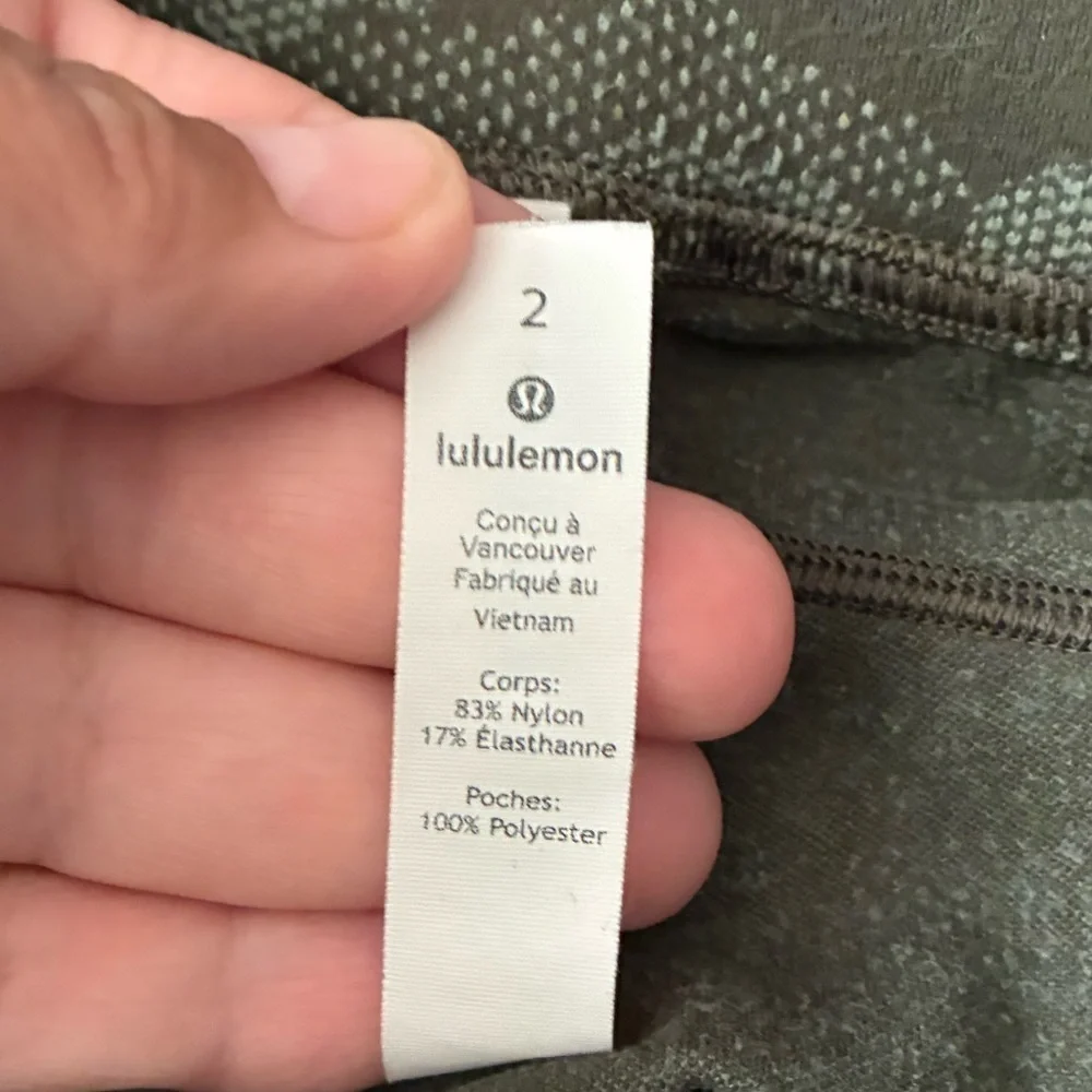 Lululemon Ready to Rulu Jogger 29” Heritage Camo Dark Olive Green Twill 2